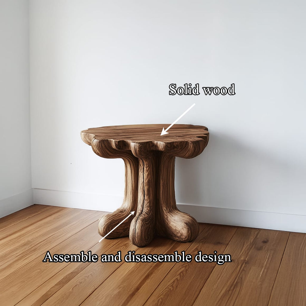 Live Edge Side Solid Nightstand