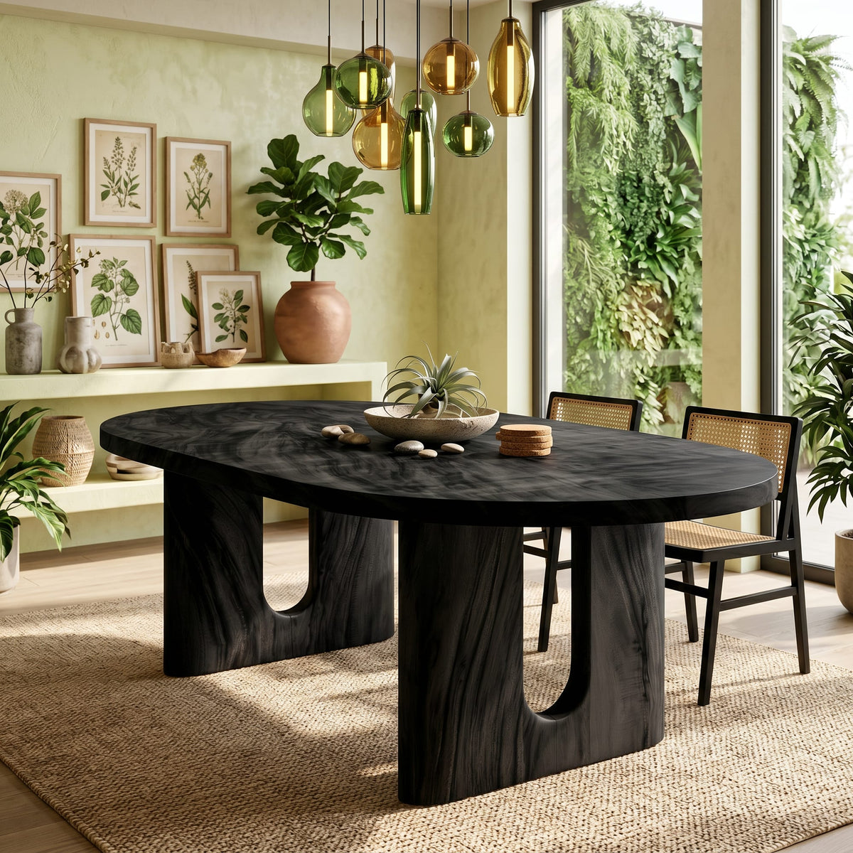 Solid Grain Dining Table