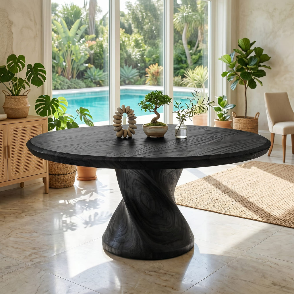 Mid Century Sculptural Dining Table