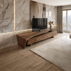 Sculptural Solid TV Cabinet