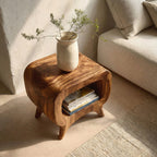 Round Minimal Nightstand