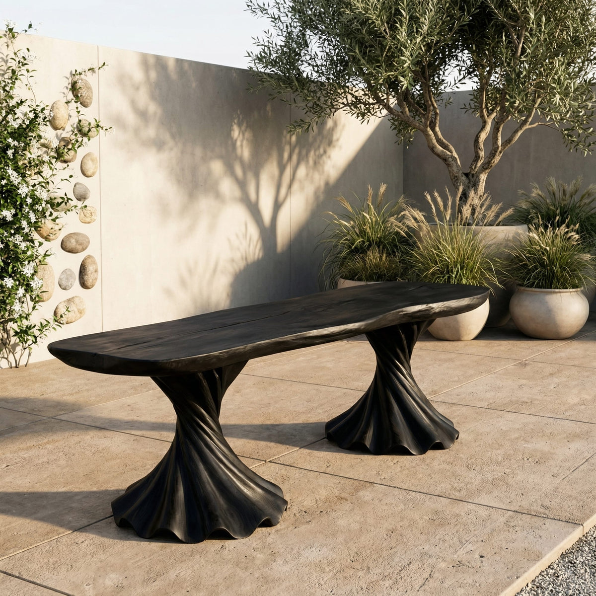 Twisted Modern Bench