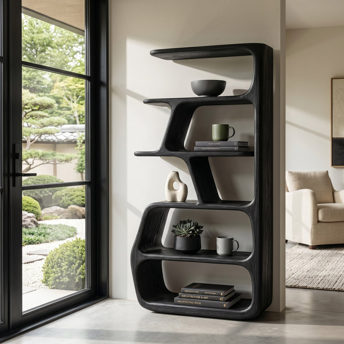 Compact Storage Bookshelf