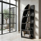 Sculptural Tiered Bookshelf