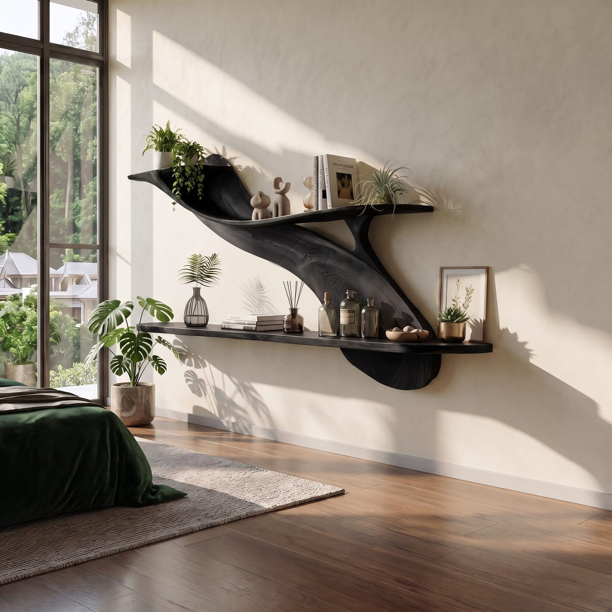 Storage Library Floating Shelf