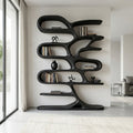 Contemporary Bookcase, solid wood, built to order, view 4