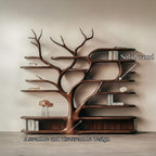 Artistic Branch Tree Bookshelf
