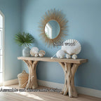 Custom Driftwood Console Table Handmade Table Nature Gitf, solid wood, built to order