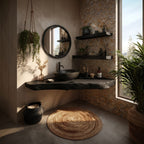 Coastal Wall Mounted Vanity Ocean View Home, solid wood, built to order