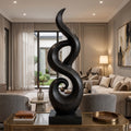 Abstract Wooden Sculpture, solid wood, built to order, view 4