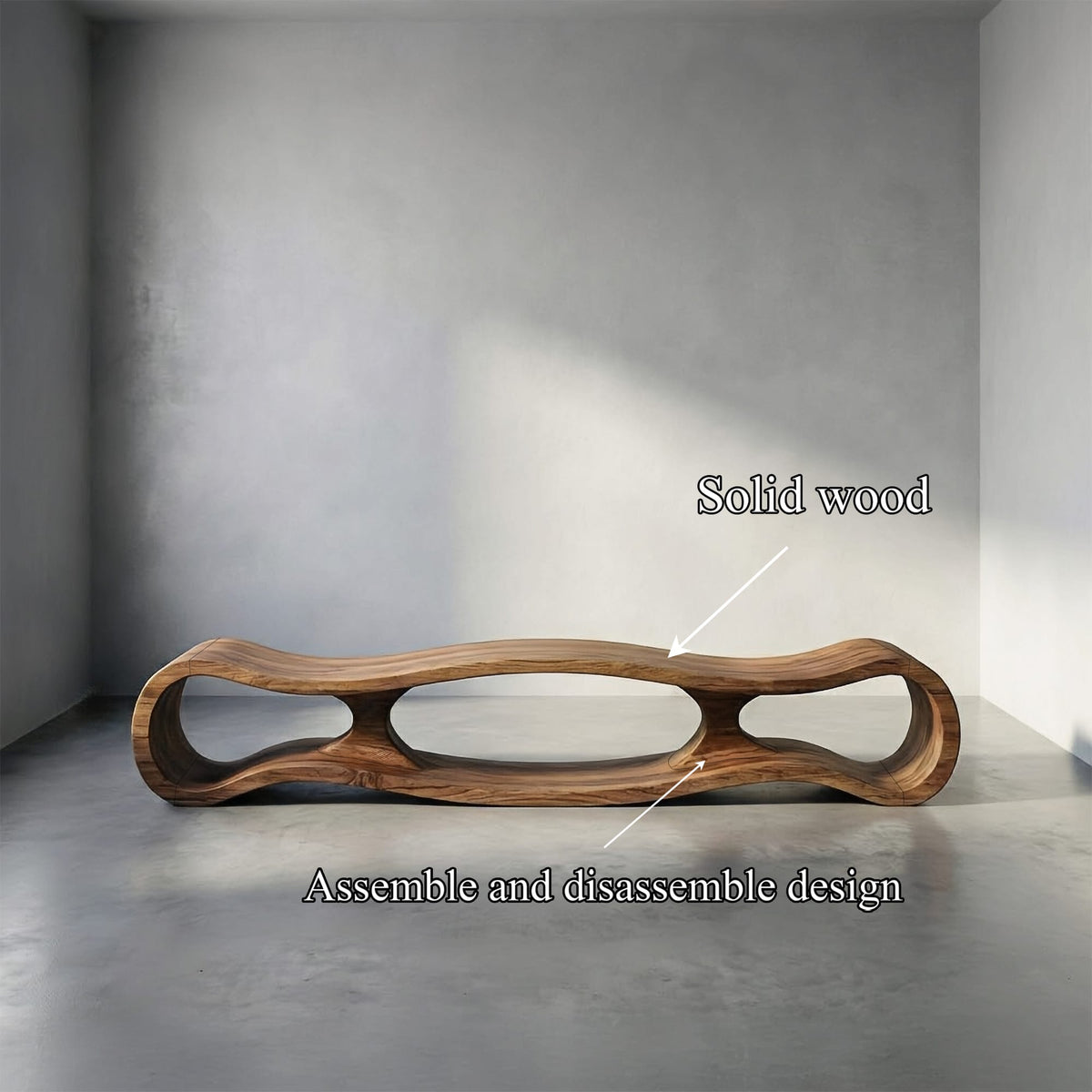 Sculptural Art-inspired Bench