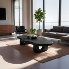 Modern Live Edge Coffee Table, solid wood, built to order, view 4