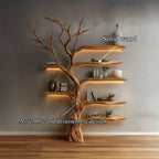 Organic Book Sculptural Tree Bookshelf