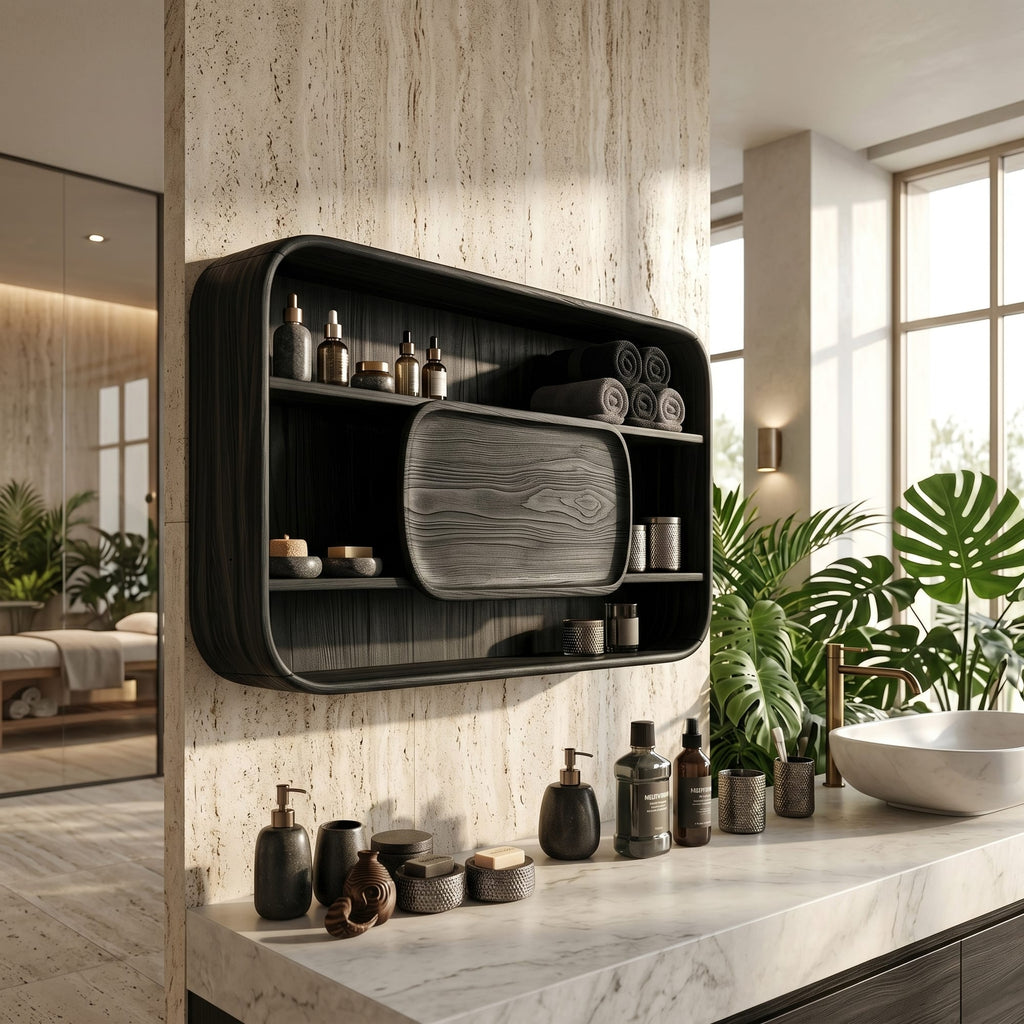 Round Contemporary Vanity
