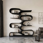 Books Curved Bookshelf