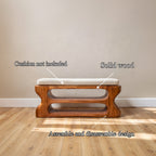 Live Edge Sculptural Bench