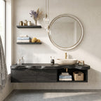 Handcrafted Live Edge Vanity, solid wood, built to order