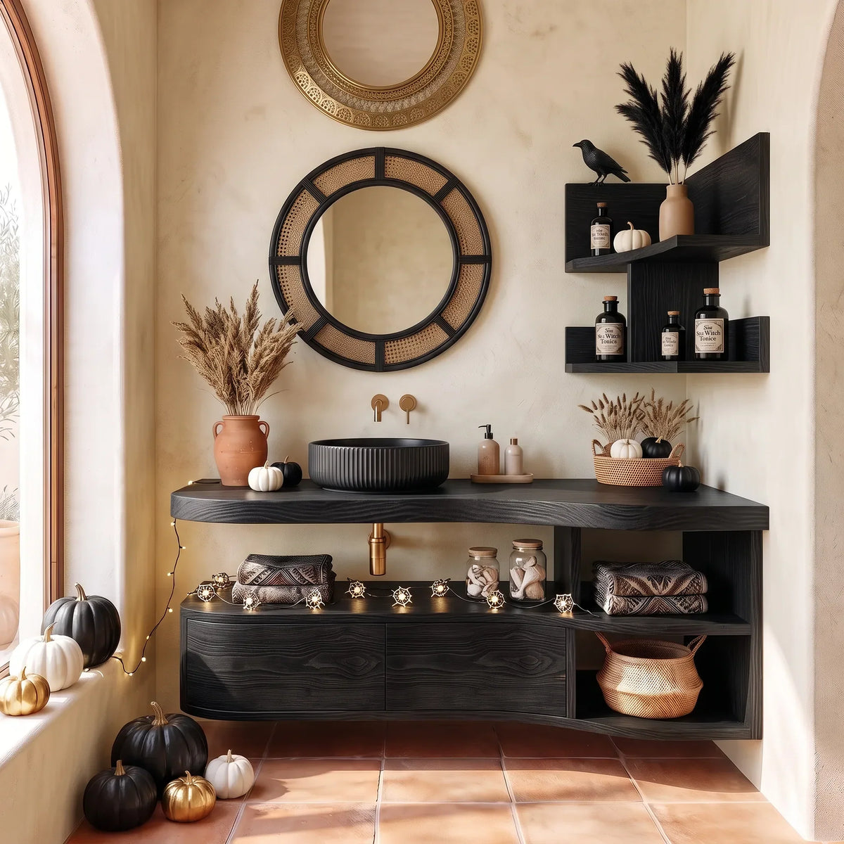 Skull Floating Vanity