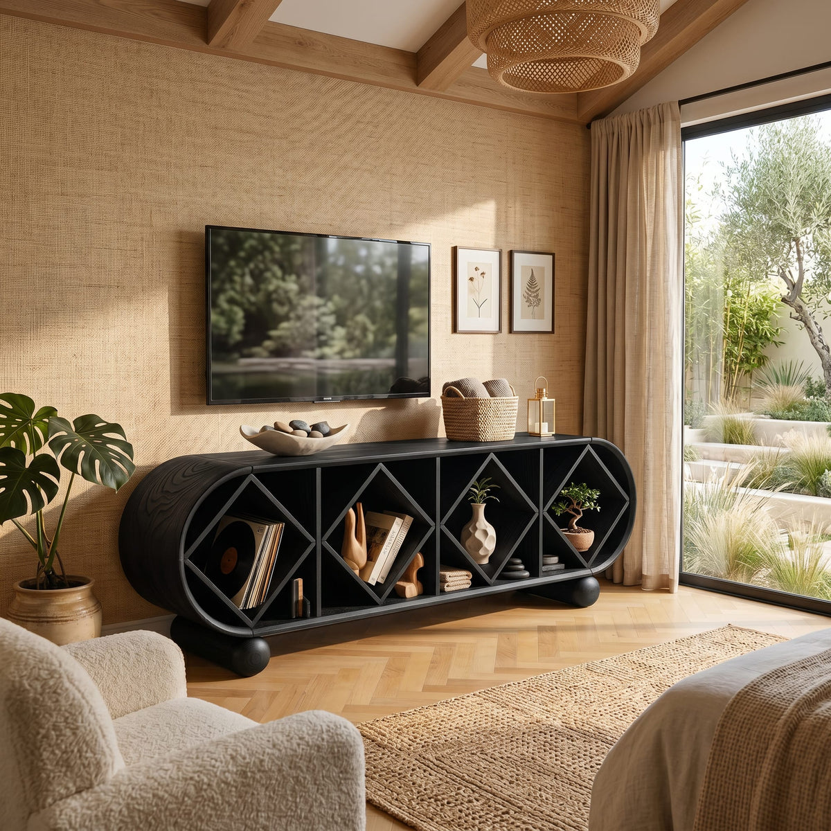 Contemporary Linear TV Cabinet