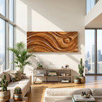 Mid Century Modern Wall Art, solid wood, built to order