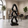 Abstract Wooden Sculpture, solid wood, built to order, view 4