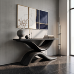 Live Edge Console Table Furniture Decor, solid wood, built to order, view 4