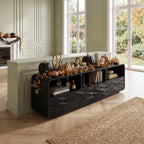 Farmhouse Storage Console Table Bedroom, solid wood, built to order