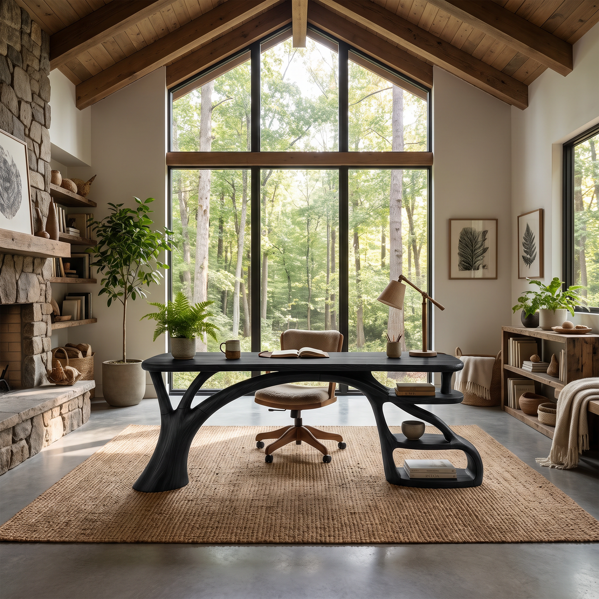 Curved Writing Desk, view 4