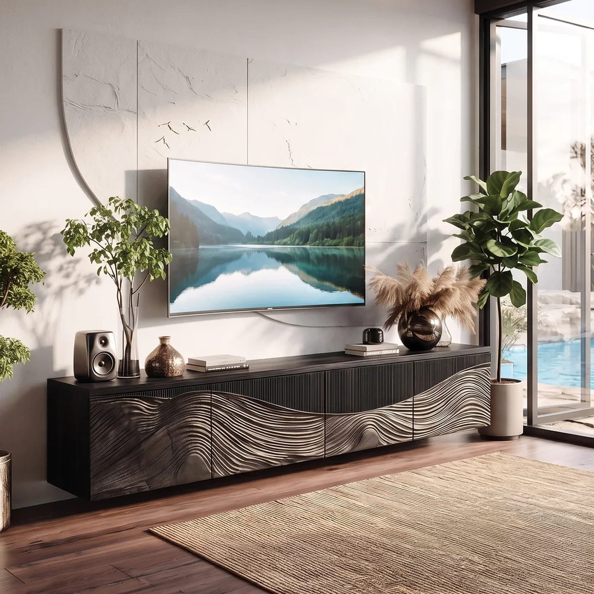 Console Entryway Ideas TV Cabinet