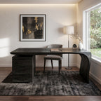 Modern Curved Workspace Desk