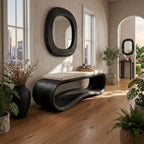 Wooden Accent Bench Villa, solid wood, built to order