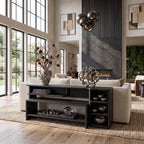 Minimalist Storage Console, solid wood, built to order
