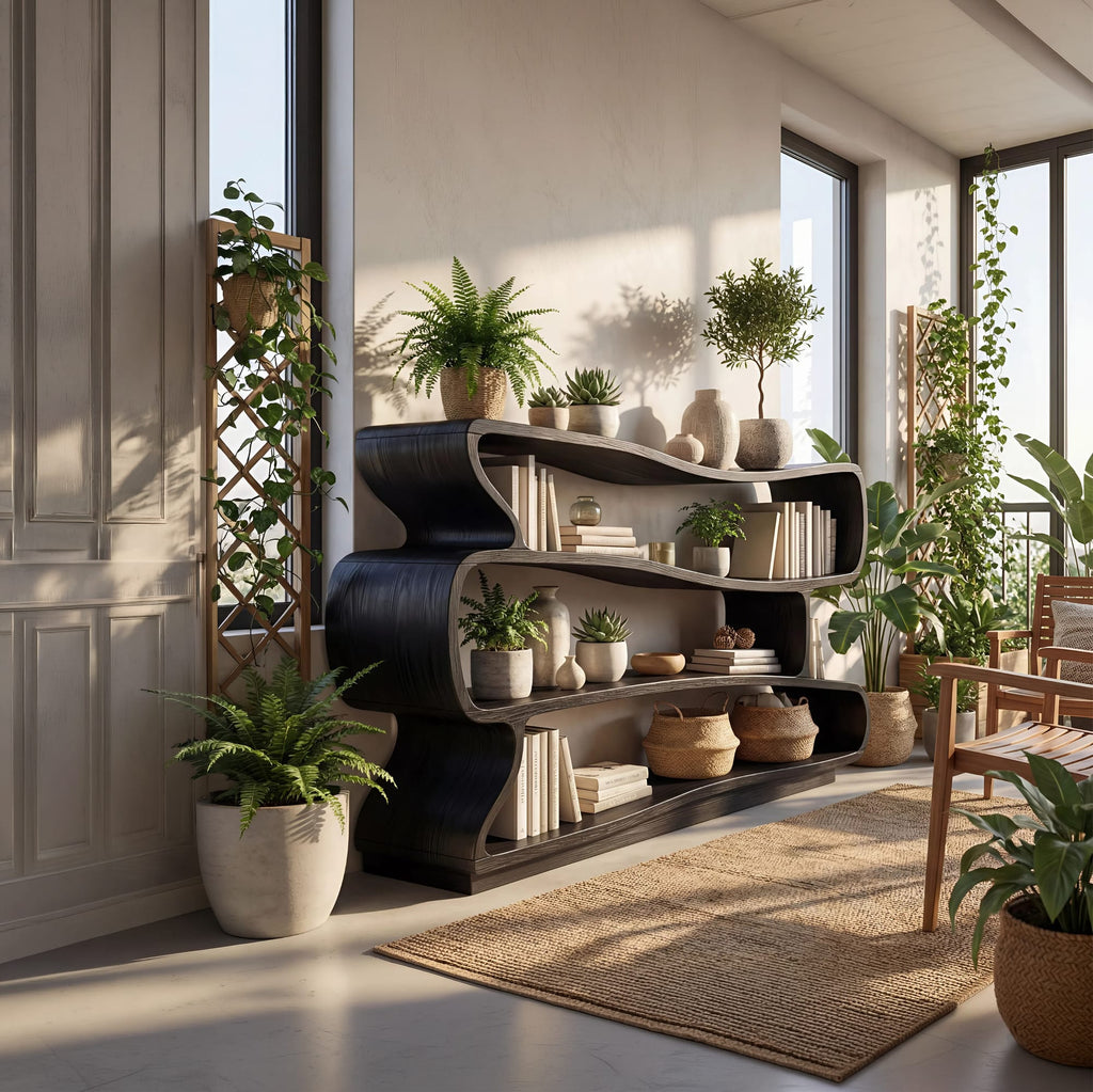Minimal Multi-tier Bookshelf