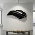 Modern Abstract Wall Art Design, solid wood, built to order, view 4