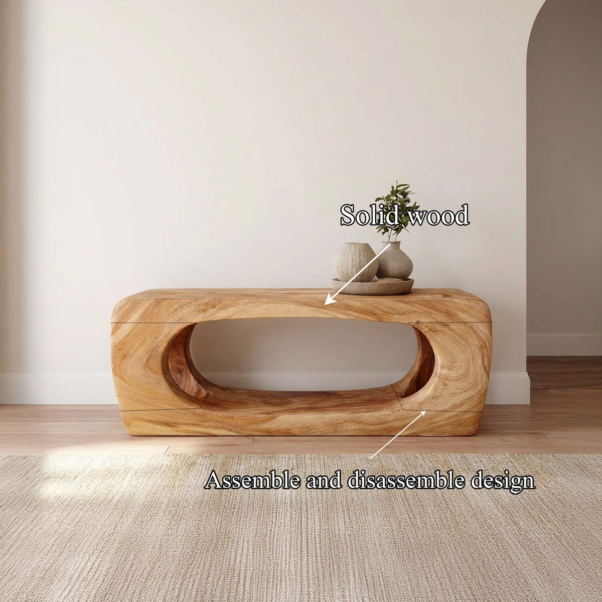 Form Live Edge Bench
