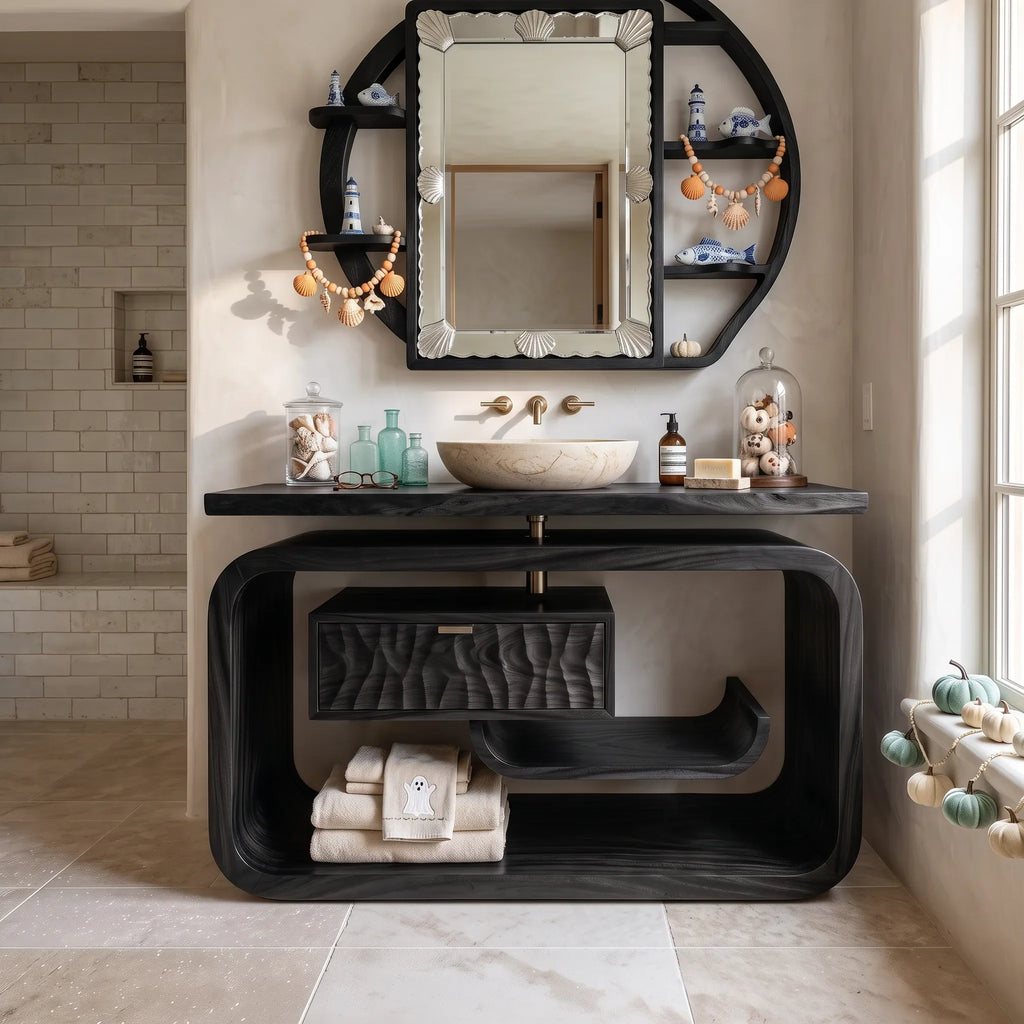 Farmhouse Bathroom Vanity Bathroom, solid wood, built to order