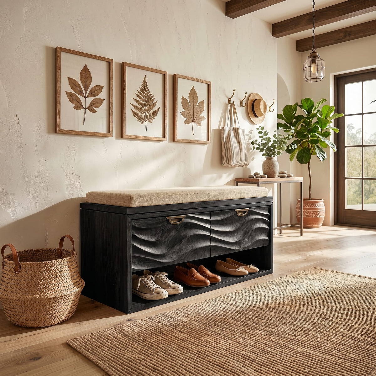 Japandi Freestanding Storage Cabinet
