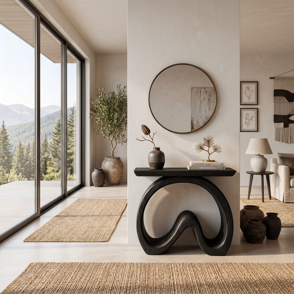 Artistic Flowing Console Table