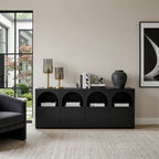 Arched Niche Wooden Sideboard, solid wood, built to order, view 3