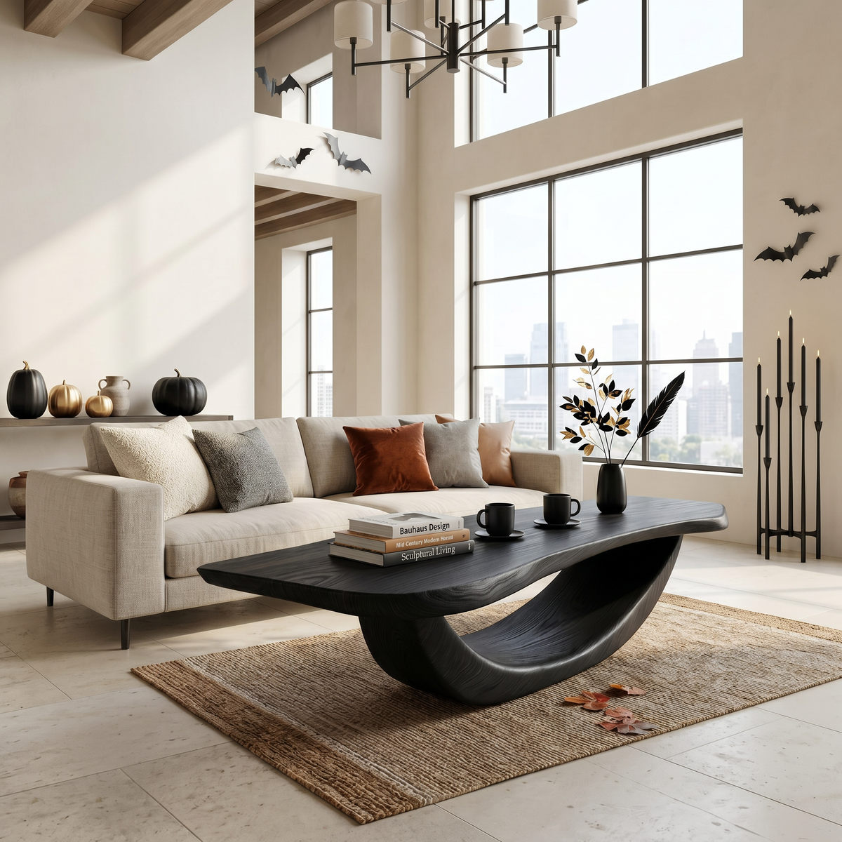 Farmhouse Live Edge Coffee Table, solid wood, built to order, view 4
