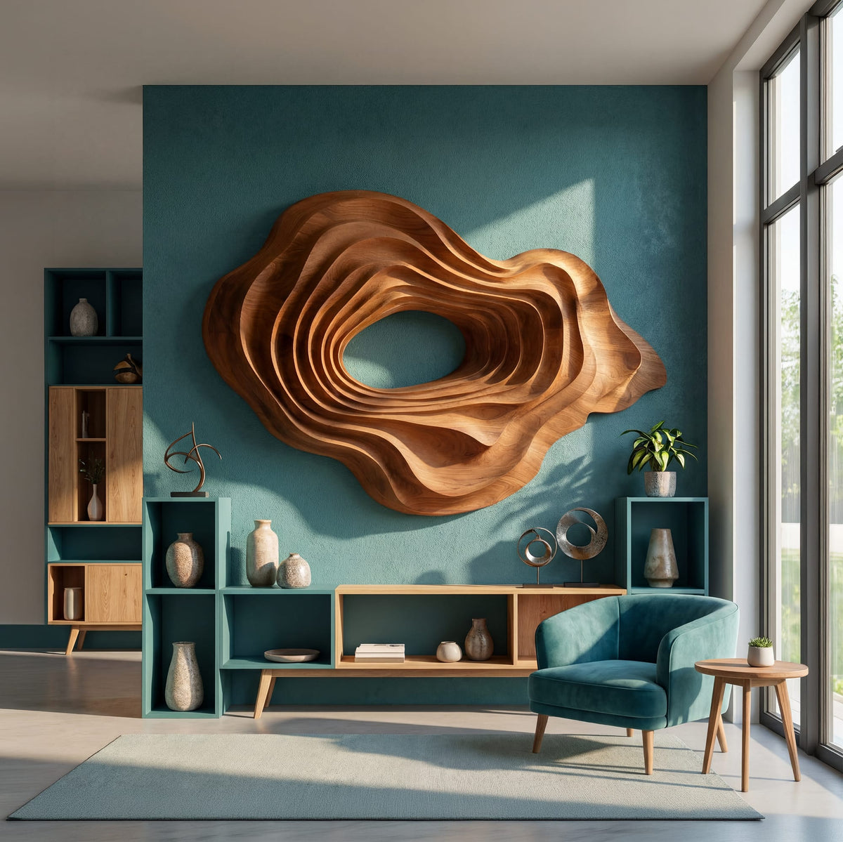 Relief Mid Century Wall Art