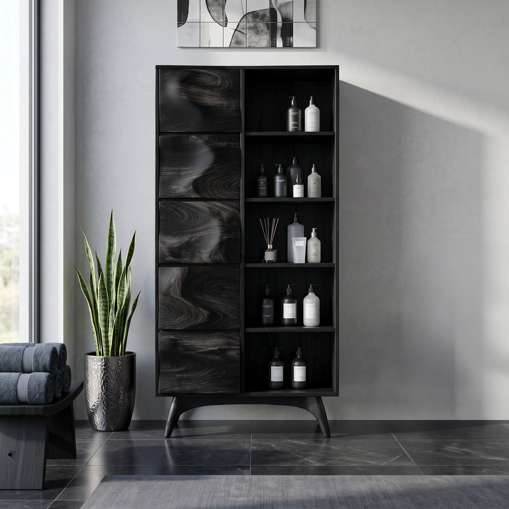 Sculpted Bathroom Bath Shelf