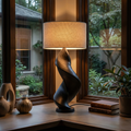 Organic Ambient Lamp, solid wood, built to order, view 4