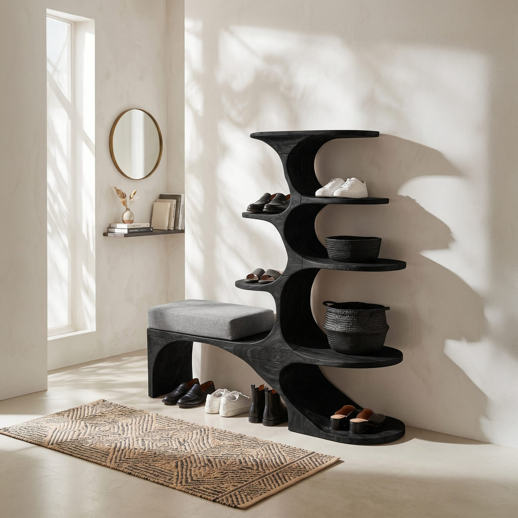 Modern Shoe Storage Bench