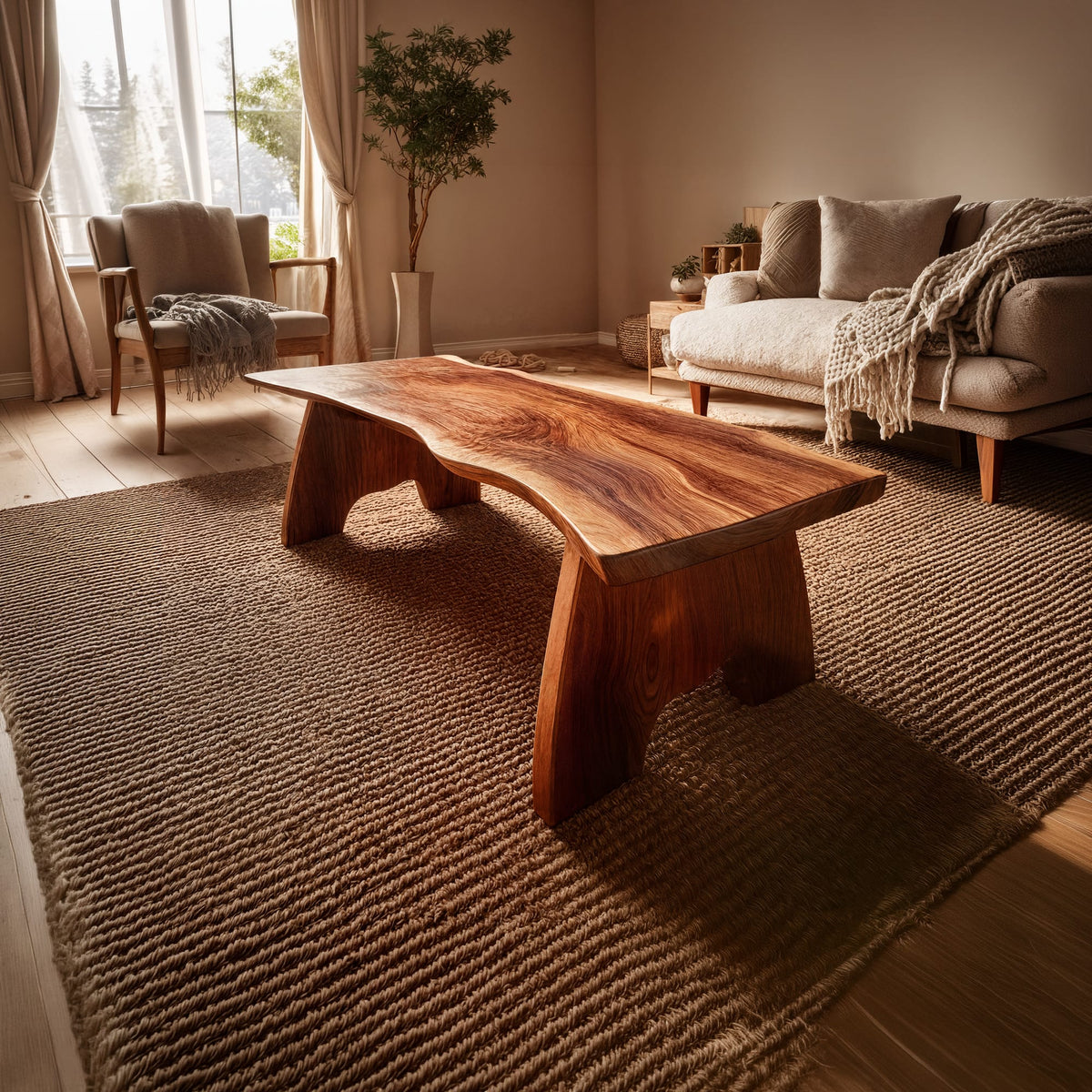 Live Edge Organic Coffee Table