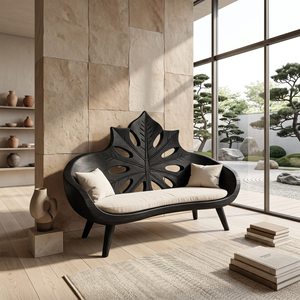Contemporary Solid Bench