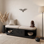 Storage Bench Cushion, solid wood, built to order