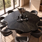 Tropical Wood Table Top Dining Room, solid wood, built to order