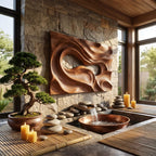 Mid Century Textured Wall Art