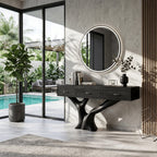 Live Edge Modern Foyer Console Table
